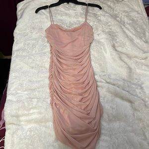 Oh Polly Ruched Mini Dress